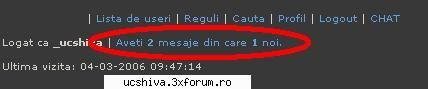 cum vi se pore site-ul??? - in partea de sus, in stanga a forumului, adica - diverse